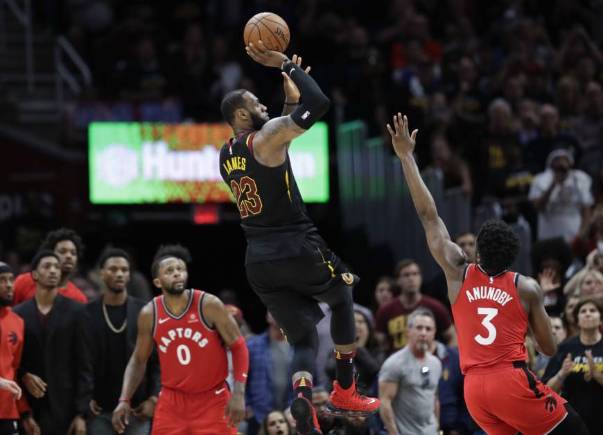 Image result for OG Anunoby gives Raptors real hope to contain LeBron James