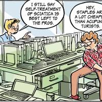 Staplerpuncture