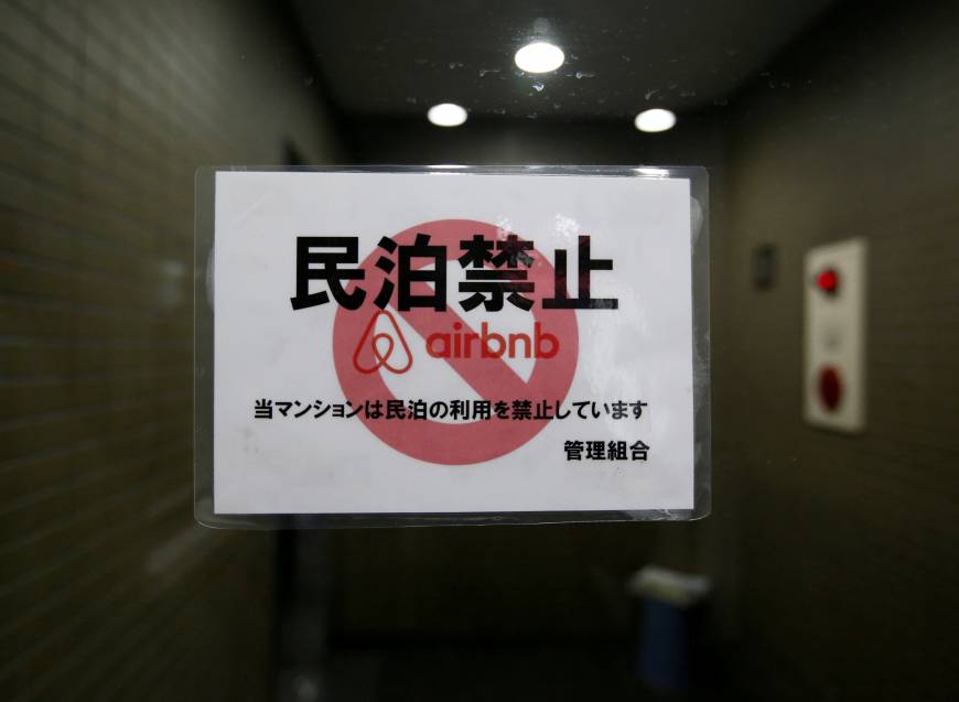Airbnb users face summer crunch as Japan seeks delisting of unlicensed lodgings
