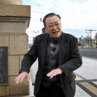 Tokuo Shimizu recalls the gruesome scenes he witnessed at the Aioi Bridge in the city of Hiroshima in August 1945. Hiroshima hibakusha, 86, kept horror of A-bombing to himself, until now