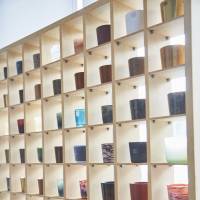 Interior goods sit on display at the Takaoka Design & Craft Center. Takaoka crafts a new tourism industry