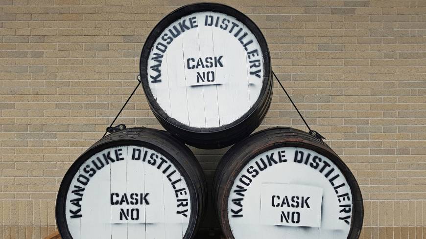 New venture: Whisky casks at the Kanosuke Distillery in Kagoshima Prefecture. New distilleries spring forth as Japan's whisky boom continues