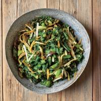 Five a day: Simmered, steamed and crunchy greens with a ginger-infused dressing. 'Japan: The Cookbook': Beautifully presented recipes for home cooks