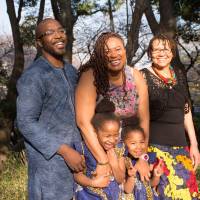 Turning Japanese: Henry Moreland Seals with his wife, Sasha, daughters and mother-in-law. Seals has given up his American citizenship so he can take a greater role in civic life in Japan Turning Japanese: Newly naturalized African ex-American has skin in the game