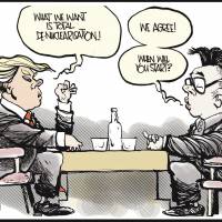 Trump risks welcoming Kim to the nuclear club