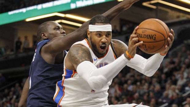 Oklahoma City Thunder forward Carmelo Anthony will bypass free agency and remain with the team on a $28 million contract next season, according to reports. Anthony to opt in, receive $28 million from Thunder