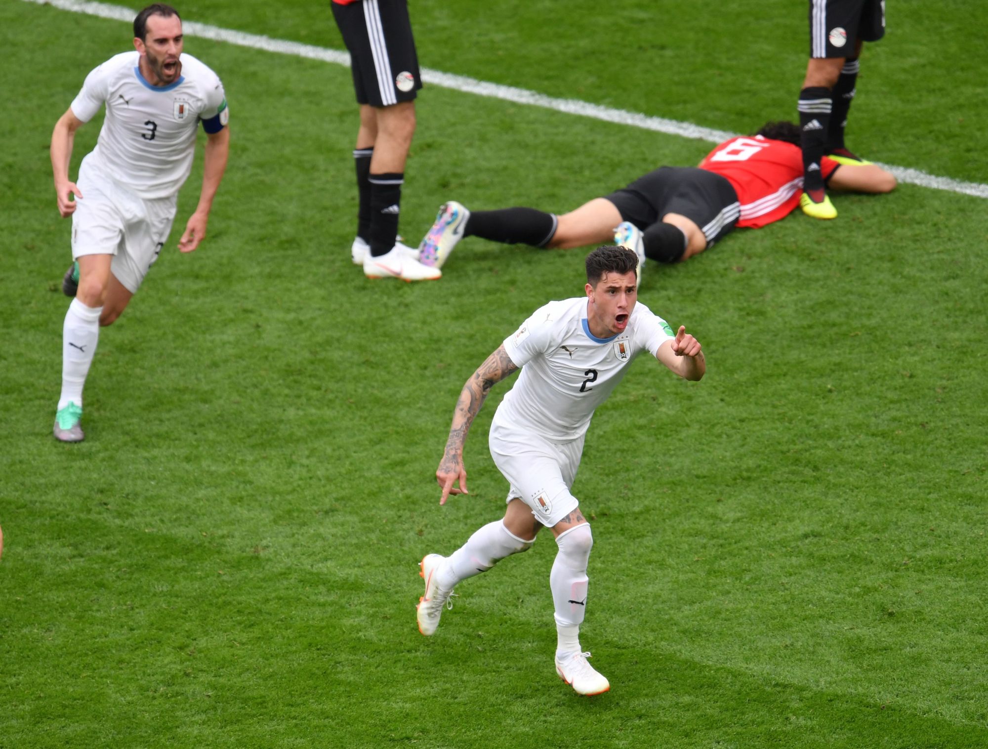 Jose Gimenez Lifts Uruguay Past Egypt With th Minute Header The Japan Times