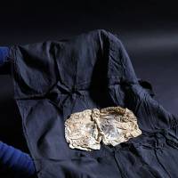 Ren Taoda donated the curtain she wrapped around her badly burned son and his blood-stained underwear to the Hiroshima Peace Memorial Museum in 2005. Hiroshima mom waited three decades before she shared her A-bomb experience