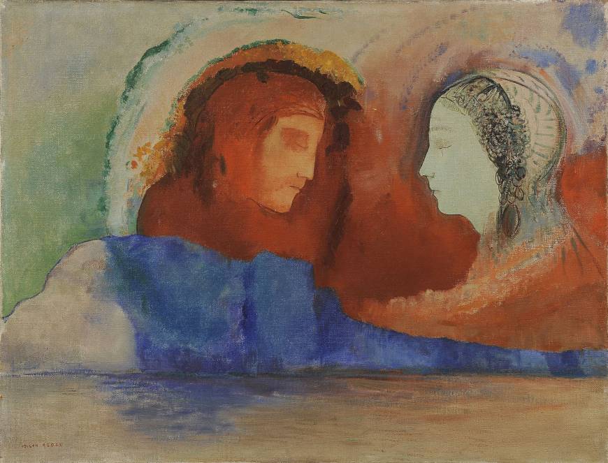 Redon and His World: Beyond Imagination 'Dante and Beatrice' (c. 1914) | UEHARA MUSEUM OF ART