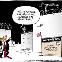 Trump's border policy making private prisons great again
