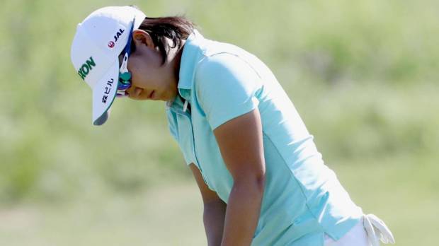 Nasa Hataoka putts during the final round of the Thornberry Creek LPGA Classic on Sunday in Oneida, Wisconsin. Kim Sei-young eclipses record in win; Nasa Hataoka finishes 29th
