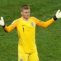 England goalkeeper Jordan Pickford is one of the national team’s new, young stars. Future bright for England after trip to semis