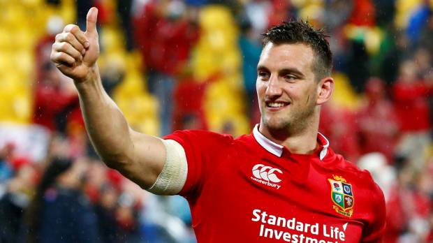 British and Irish Lions captain Sam Warburton is seen in a July 2017 file photo. British and Irish Lions captain Sam Warburton retires at age 29