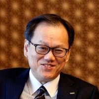 Mizuho Financial Group’s new CEO Tatsufumi Sakai is interviewed at the company’s headquarters in Tokyo on Monday. Mizuho's new leader Tatsufumi Sakai gears up to reform struggling mega-bank