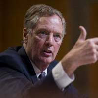 Robert Lighthizer, the U.S. trade representative, is likely to press Toshimitsu Motegi, Japan’s economic revitalization minister, to reduce Japanese tariffs on agricultural imports during their talks in Washington on Thursday. Japan and U.S. to focus on auto and farm market access in first round of trade talks
