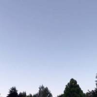A military F-15 jet (fight) attempts to intercept a stolen Horizon Air Q400 over Fircrest, Washington, on Friday in this image from a video obtained from social media. 'Suicidal' mechanic steals plane in Seattle, does stunts before crashing