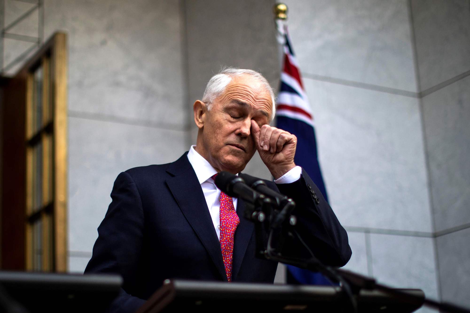 Australian Prime Minister Malcolm Turnbull, for political tax policy | The Japan Times