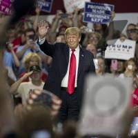 U.S. President Donald Trump, shown at an Aug. 4 rally in Ohio, has captured Americans’ resentment about China’s rise, which many of them believe has come at their expense. Beijing needs to understand one thing about Trump