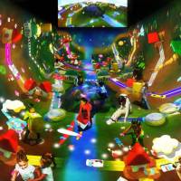 It’s a small world: In the Inverted Globe, Giant Connecting Block Town section of Mori Building Digital Art Museum: teamLab Borderless, kids can create their own digitally connected communities. The museum where the kids can run wild