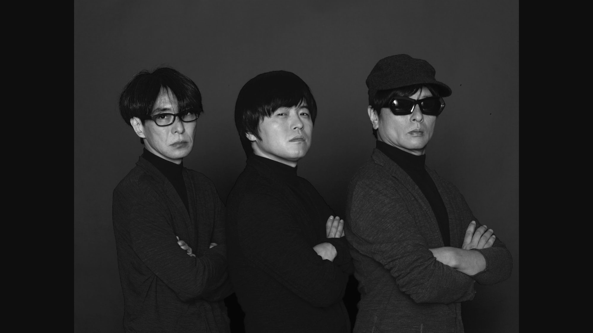 Three amigos: (From left) Yoshinori Sunahara, Hidetomo
