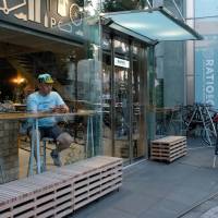 Geared up: Ratio Coffee & Cycle is a collaboration between Bridgestone Cycle and Tokyo-based Onibus Coffee. Tokyo cafes serve up coffee with a side of cyclo-tourism