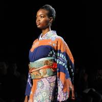 Not in my name: A model wears one of Hiromi Asai’s kimono at New York Fashion Week in 2016. “I believe kimono is a universal fashion that is beyond cultural and ethnic boundaries,” says the Japanese designer. The incoherent, divisive dogma of cultural appropriation outrage