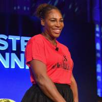 Serena Williams is seen at the Citi Taste Of Tennis gala in New York on Thursday. French Open bans Serena's catsuit