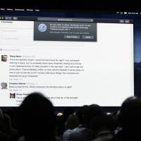 Craig Federighi, Apple’s senior vice president of software engineering, speaks at the Apple Worldwide Developers Conference in San Jose, California, in June. New tools in Safari and Firefox browsers aim to thwart tracking by Facebook, Google and others
