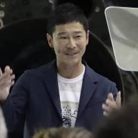 Japanese billionaire Yusaku Maezawa speaks after SpaceX founder and CEO Elon Musk announced in Hawthorne, California, on Monday that Maezawa will be the first private passenger to take a trip around the moon. Yusaku Maezawa: Japan's corporate enfant terrible with the world's first ticket to the moon