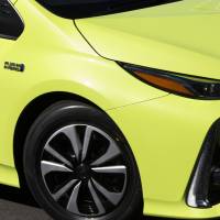 A Toyota Prius plug-in hybrid is seen during a test drive in Tokyo in February 2017. Toyota ready to share hybrid secrets with China to advance in world's largest auto market