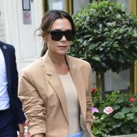 Victoria Beckham leaves after her London Fashion Week SS19 show in London Sunday. Beckham has brought her fashion brand home to London Fashion Week for the first time. Victoria Beckham debuts at home to fete decade in fashion