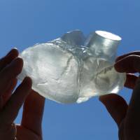This 3D printout of a human heart was created at the Heidelberg University Hospital in Heidelberg, Germany. The race is on to lead medical AI revolution