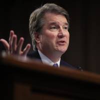 Supreme Court nominee Brett Kavanaugh testifies before the Senate Judiciary Committee on Sept. 5. Trump tweet stomps on Republicans' cautious strategy over alleged rape attempt by Supreme Court nominee Brett Kavanaugh
