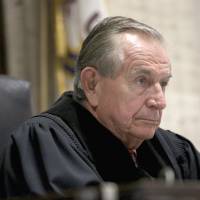 Cook County Judge Vincent Gaughan presides over a hearing at the Leighton Criminal Courts Building in Chicago for Jason Van Dyke, a Chicago police officer charged with murder in the 2014 shooting of black teenager Laquan McDonald, in 2016. He’s presided over some of the biggest trials in recent Chicago history— from a mass murder case to that of R& B singer R. Kelly on child pornography charges. Now Gaughan is at the center of one of the city’s biggest trials in decades. Taskmaster judge presides over trial of Chicago cop accused of killing black teen
