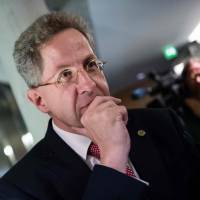 Hans-Georg Maassen, president of the domestic intelligence service of the Federal Republic of Germany (Bundesamt fuer Verfassungsschutz, BfV), leaves after he faced a parliamentary committee of domestic and security affairs after recent far-right demonstrations in the eastern town of Chemnitz on Wednesday in Berlin. Secret services typically work away from the limelight, but Germany’s top domestic spy, Maassen ,has repeatedly crashed into the public eye, with his latest outing pitting him directly against Chancellor Angela Merkel. Germany's top spy under spotlight amid rise of far-right
