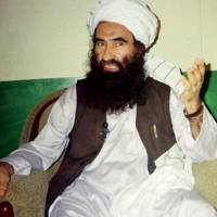 Jalaluddin Haqqani, founder of the militant group the Haqqani network, speaks during an interview in Miram Shah, Pakistan, in August 1998. Leader of Afghanistan's feared Haqqani network terrorist group dies