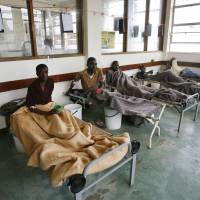 Zimbabwean cholera patients are treated at a cholera clinic in Budiriro, Harare, in 2009. At least 18 people have died over the past week in the Zimbabwe capital and scores fallen ill after a cholera and typhoid outbreak in some areas, authorities said on Monday. Cholera-typhoid outbreak claims at least 18 in Zimbabwe capital: official