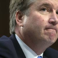 Judge Brett Kavanaugh testifies during the second day of his U.S. Senate Judiciary Committee confirmation hearing to be an Associate Justice on the U.S. Supreme Court, on Capitol Hill in Washington Sept. 5. 65 women came to Brett Kavanaugh's defense in matter of hours, raising questions
