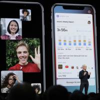 Apple CEO Tim Cook speaks during an announcement of new products at the Apple Worldwide Developers Conference in San Jose, California, on June 4. With new tools for managing screen time, Apple and Google want to help you spend less time on their phones. Too much screen time? Apple and Google offer phone controls for you and the kids