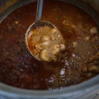 One of the dishes at the “Ball Cup” is cooked in the Serbian village of Lipovica on Saturday. Serbian testicle chefs triumph in 'aphrodisiac festival'