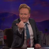 American talk show host Conan O’Brien, who is set to visit Hokuei in Tottori Prefecture — also known as “Conan Town” — this week, is seen in a screenshot from footage shared on his official YouTube channel. O’Brien claims the main character of the “Detective Conan” manga and anime series, after which the town gets its nickname, is actually fashioned after him. Conan O'Brien to visit Japan's 'Conan Town' after tongue-in-cheek feud with mayor