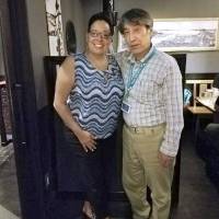 Jeanette Gutierrez (left) and Fumiaki Konno in 2017 9/11 survivor finds strength in helping 3/11 victims in Japan