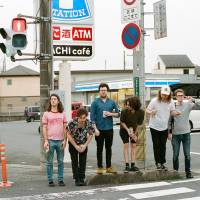 Friends in new places: The Lagerphones are (from left) Nick Martyn on drums, Ben Harrison on trumpet and vocals, Marty Holoubek on bass, James Macaulay on trombone, Louis King on banjo and Jon Hunt on clarinet. The Lagerphones look to charm Japan one coffee shop at a time