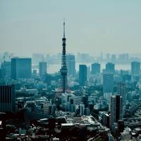 A capital view: The Tokyo skyline with Tokyo Tower left of center. A weekend in Tokyo