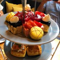 Tower of flour: A selection of treats, sweet and savory, at M/House. It's not so easy to find the perfect Tokyo brunch