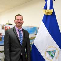 Name: Rodrigo Coronel Kinloch Title: Ambassador of Nicaragua (since July 2018) DoB: Dec. 18, 1975 Hometown: Rio San Juan, Nicaragua Years in Japan: Less than a year Hands-on diplomacy reveals charms of Nicaragua
