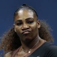 Serena Williams, shown after missing a shot during last Saturday’s U.S. Open final against Naomi Osaka, was the perpetrator, not the victim, of unprovoked abuse. Why Serena Williams owes a triple apology