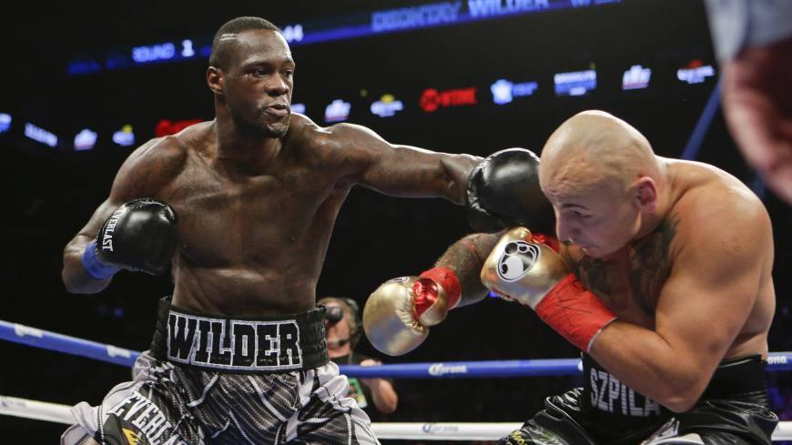 WBC heavyweight champion Deontay Wilder is seen in a January 2016 file photo. Deontay Wilder to face Tyson Fury in heavyweight title defense