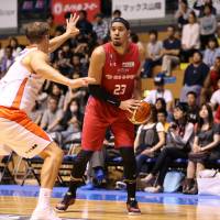 Kumamoto forward Chehales Tapscott is one of the top newcomers on the team this season. Kumamoto ready to stake claim on upcoming B2 season