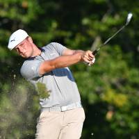 Bryson DeChambeau hits his tee shot on the 17th hole during the final round of the Dell Technologies Championship on Monday. Bryson DeChambeau wins 2nd straight tourney